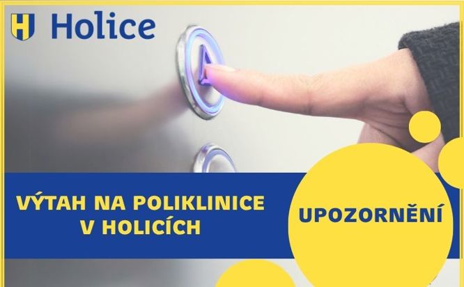 Plánovaná rekonstrukce výtahu v budově polikliniky